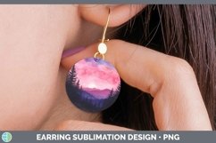 GorgeousPink Round Earrings design.