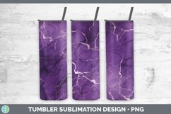 Purple Marble Tumbler Sublimation 20 oz Skinny Tumbler Desig Product Image 1