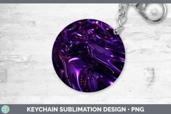 GorgeousPurple Keychain design.