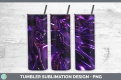 Purple Opalescent Tumbler Sublimation 20 oz Skinny Tumbler D Product Image 1