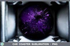 GorgeousPurple Car Coaster design.