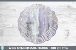 Purple Wood Wind Spinner Sublimation Spinner Designs Product Image 1