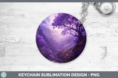 GorgeousPurple Keychain design.
