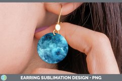 GorgeousBlue Round Earrings design.