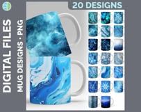 Watercolor Mug Wrap PNG Sublimation Designs Mega Bundle Product Image 18