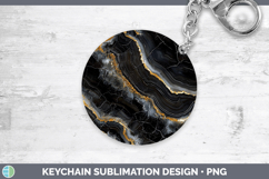 Gems Onyx Keychain Sublimation Keyring Designs Product Image 1
