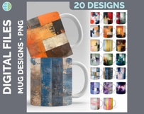Watercolor Mug Wrap PNG Sublimation Designs Mega Bundle Product Image 22