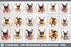 Watercolor Doberman Pinscher Dog Air Freshener | Sublimation Product Image 2
