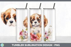 Watercolor Cavalier King Charles Spaniel Dog Tumbler | Subli Product Image 7