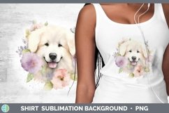 GorgeousWatercolor Dog Shirt design.