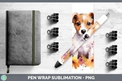 Watercolor Dog Jack Russell Terrier Pen Wrap Sublimation Epo Product Image 1