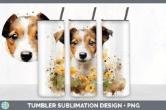 Watercolor Jack Russell Terrier Dog Tumbler | Sublimation 20 Product Image 4