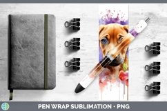 Watercolor Dog Rhodesian Ridgeback Pen Wrap Sublimation Epox Product Image 1