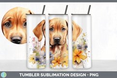 Watercolor Rhodesian Ridgeback Dog Tumbler | Sublimation 20 Product Image 3