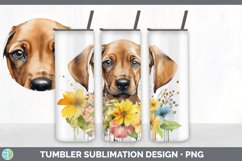 Watercolor Rhodesian Ridgeback Dog Tumbler | Sublimation 20 Product Image 7
