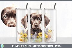 Watercolor Shorthaired Pointer Dog Tumbler | Sublimation 20 Product Image 6