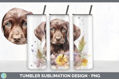 Watercolor Shorthaired Pointer Dog Tumbler | Sublimation 20 Product Image 7