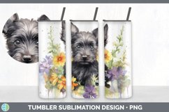 Watercolor Scottish Terrier Dog Tumbler | Sublimation 20 oz Product Image 2