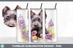 Watercolor Scottish Terrier Dog Tumbler | Sublimation 20 oz Product Image 3