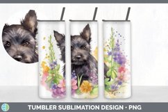Watercolor Scottish Terrier Dog Tumbler | Sublimation 20 oz Product Image 7