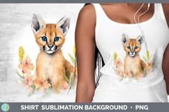 Wild Cats Caracal Shirt Sublimation Sublimation Background D Product Image 1