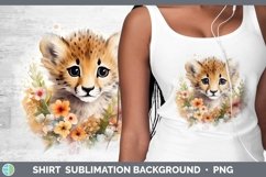 Wild Cats Cheetah Shirt Sublimation Sublimation Background D Product Image 1