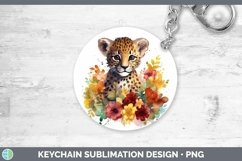 GorgeousWild Cats Keychain design.