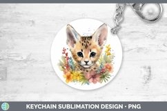 GorgeousWild Cats Keychain design.