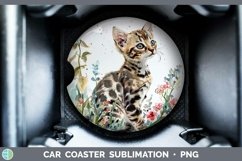 GorgeousBoho Cat Car Coaster design.
