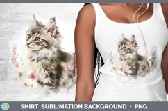 Boho Cat Norwegian Forest Cat Shirt Sublimation Sublimation Product Image 1
