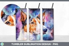 Galaxy Fox Terrier Dog Tumbler | Bundle 20 oz Skinny Tumbler Product Image 7