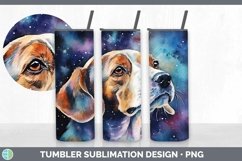 Galaxy Beagle Dog Tumbler | Bundle 20 oz Skinny Tumbler Desi Product Image 2