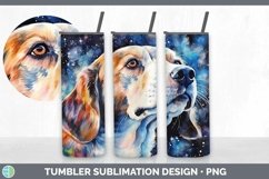 Galaxy Beagle Dog Tumbler | Bundle 20 oz Skinny Tumbler Desi Product Image 3
