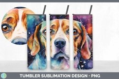 Galaxy Beagle Dog Tumbler | Bundle 20 oz Skinny Tumbler Desi Product Image 6