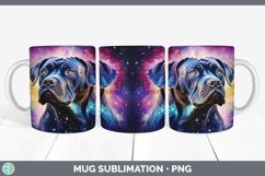 GorgeousWatercolor Cane Corsos Mug Wrap design.