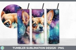 GorgeousWatercolor Chihuahuas Tumbler design.