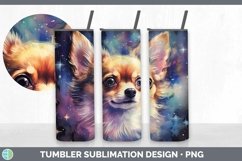 Galaxy Chihuahua Dog Tumbler | Bundle 20 oz Skinny Tumbler D Product Image 4