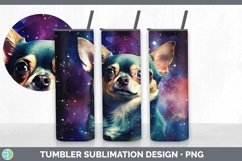 Galaxy Chihuahua Dog Tumbler | Bundle 20 oz Skinny Tumbler D Product Image 7