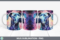 GorgeousWatercolor Great Danes Mug Wrap design.