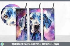 Galaxy Great Dane Dog Tumbler | Bundle 20 oz Skinny Tumbler Product Image 4