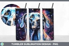 Galaxy Great Dane Dog Tumbler | Bundle 20 oz Skinny Tumbler Product Image 5