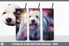 Galaxy Sheepdog Dog Tumbler | Bundle 20 oz Skinny Tumbler De Product Image 4