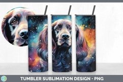 Galaxy Spaniel Dog Tumbler | Bundle 20 oz Skinny Tumbler De Product Image 6