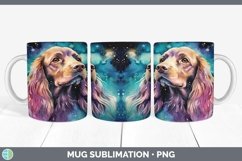 Galaxy Spaniel Dog Mug Wrap | Bundle Coffee Cup Designs Product Image 7