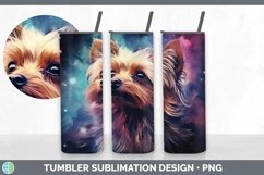 Galaxy Yorkshire Terrier Dog Tumbler | Bundle 20 oz Skinny T Product Image 7