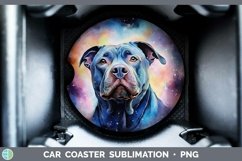 GorgeousGalaxy Dog Car Coaster design.