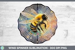Galaxy Bee Wind Spinner Sublimation Spinner Designs Product Image 1