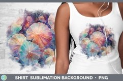 Galaxy Seashell Shirt Sublimation Sublimation Background Des Product Image 1