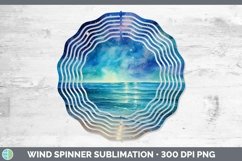 Galaxy Beach Wind Spinner Sublimation Spinner Designs Product Image 1