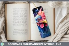 Galaxy Chicken Bookmark Sublimation Printable Designs Product Image 1